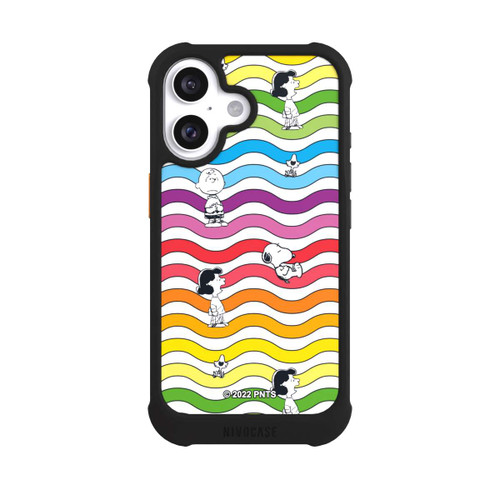 Apple iPhone 16 NIVOmax Snoopy Pattern Rainbow