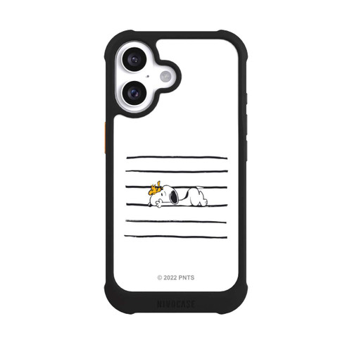 Apple iPhone 16 NIVOmax Snoopy Woodstock Stripes
