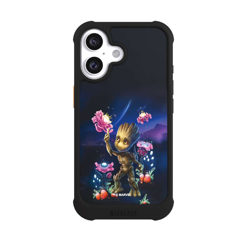 iPhone 16 NIVOmax Baby Groot Flowers
