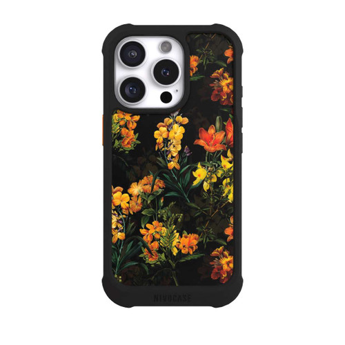 Apple iPhone 16 Pro NIVOmax Colorful Flowers Yellow