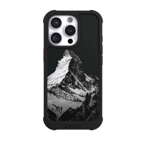 Apple iPhone 16 Pro NIVOmax Snow Capped Mountains grey