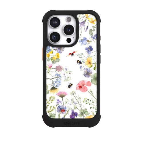 Apple iPhone 16 Pro NIVOmax Colourful Spring Flowers and Bees