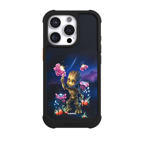 Apple iPhone 16 Pro NIVOmax Baby Groot Flowers