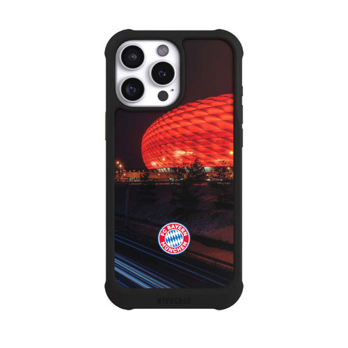 Apple iPhone 16 Pro Max NIVOmax Allianz Arena bei Nacht FCB