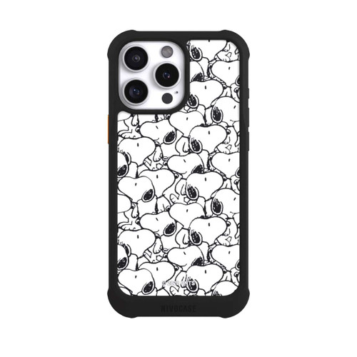 Apple iPhone 16 Pro Max NIVOmax Snoopy Pattern Black And White