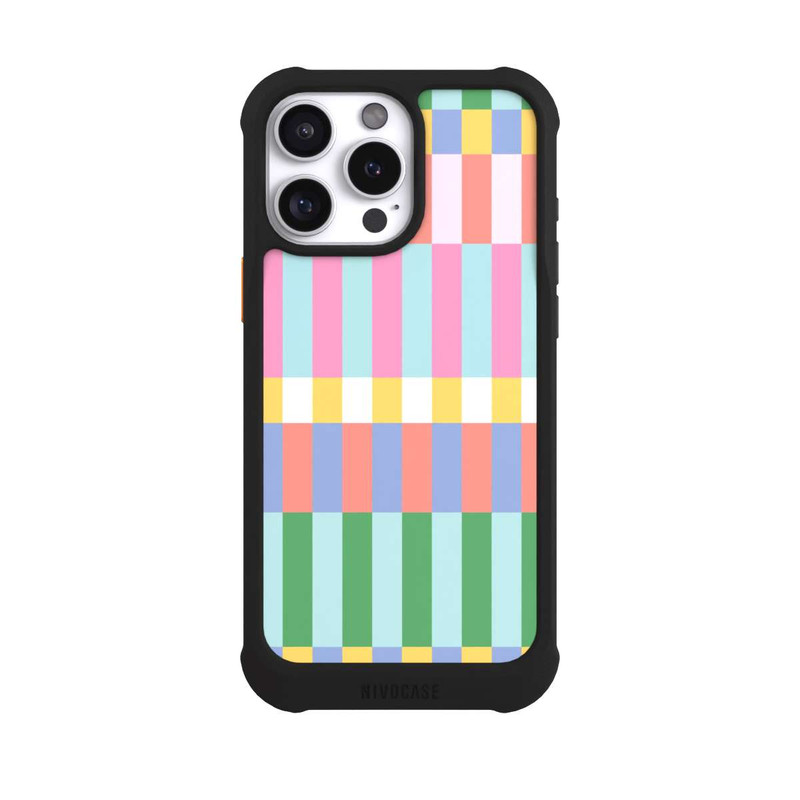 iPhone 16 Pro Max NIVOmax Checked Theme Pastel