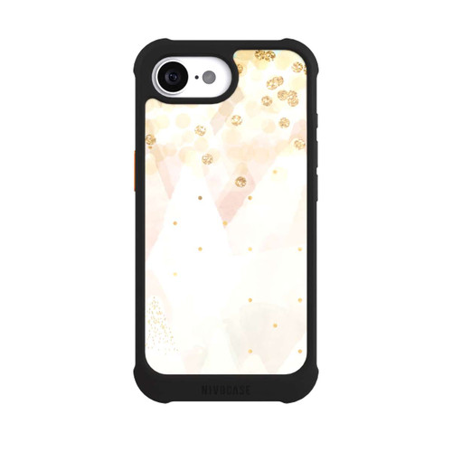 Apple iPhone 16e NIVOmax Gold Glitter Snow Look