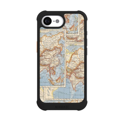 Apple iPhone 16e NIVOmax World Map Vintage