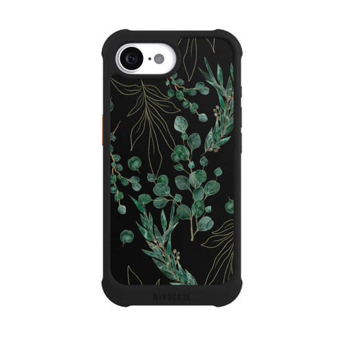 Apple iPhone 16e NIVOmax Eucalyptus Leaves black