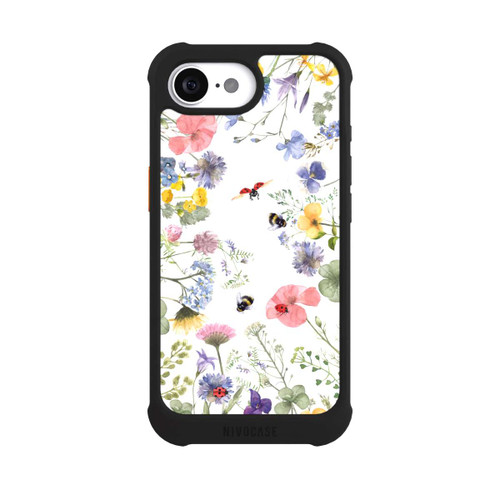 Apple iPhone 16e NIVOmax Colourful Spring Flowers and Bees