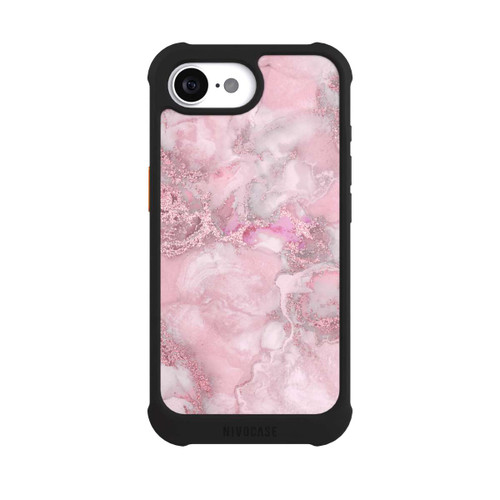 Apple iPhone 16e NIVOmax Alcohol Ink Pink