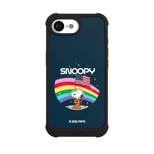 Apple iPhone 16e NIVOmax Snoopy Space Traveller Rainbow