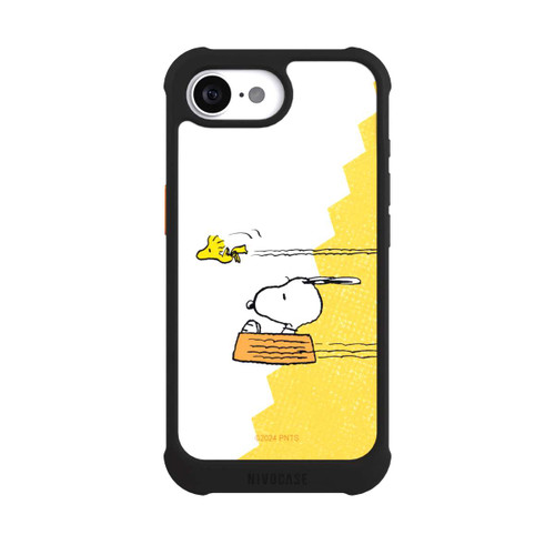 Apple iPhone 16e NIVOmax Snoopy und Woodstock