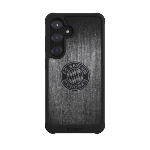 Samsung Galaxy S25 NIVOmax Metal look FCB Logo plain
