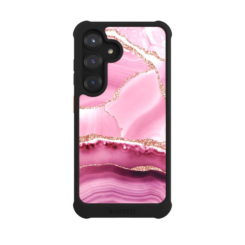Galaxy S25 NIVOmax Mermaid Marble Pink