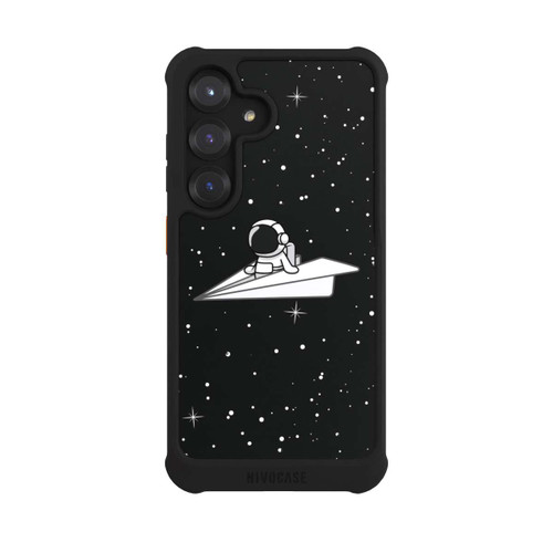 Samsung Galaxy S25 NIVOmax Astronaut Paper Plane Comic
