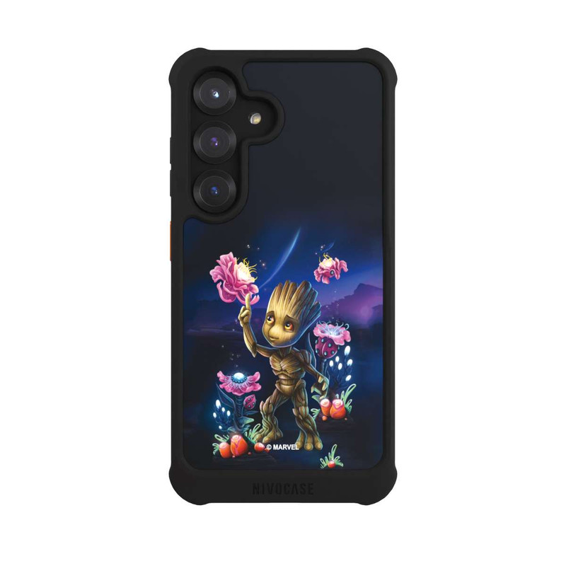 Galaxy S25 NIVOmax Baby Groot Flowers