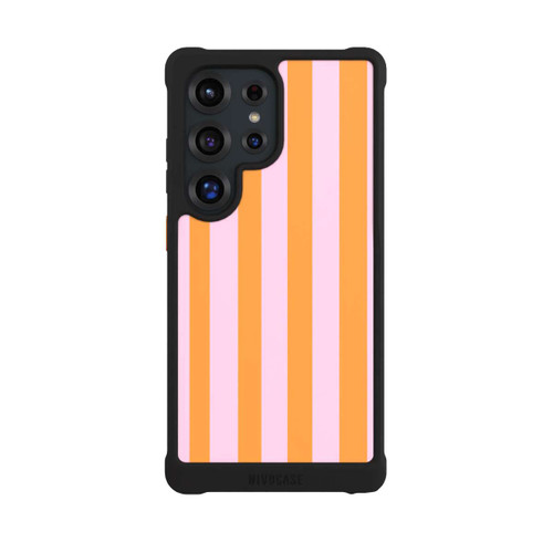 Samsung Galaxy S25 Ultra NIVOmax Orange And Pink Stripes