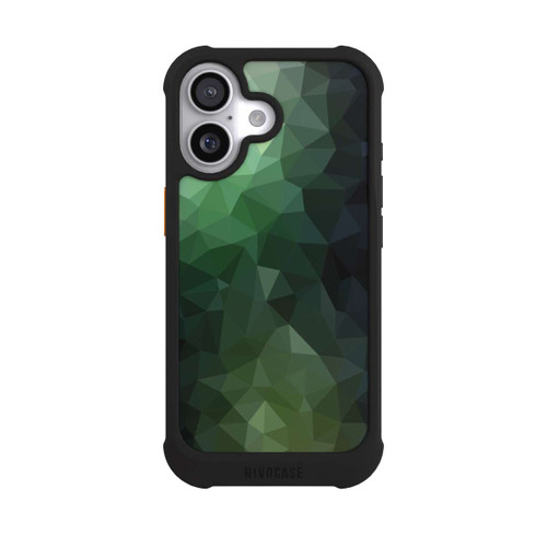 Apple iPhone 17 NIVOmax Polygonal Mosaic Green