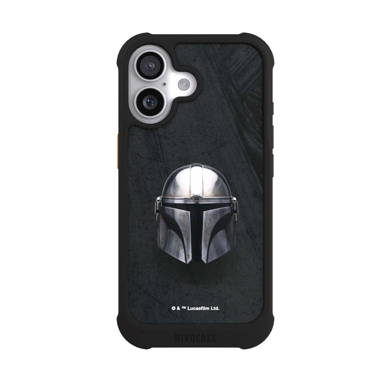 iPhone 17 NIVOmax Schwarzer Mandalorianer Helm