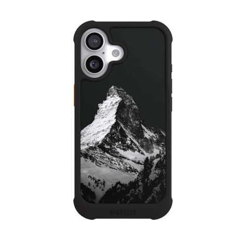 Apple iPhone 17 NIVOmax Snow Capped Mountains grey