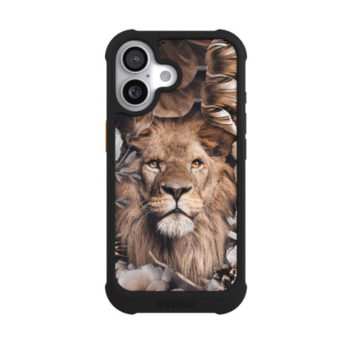 Apple iPhone 17 NIVOmax Lion Flower Frame beige