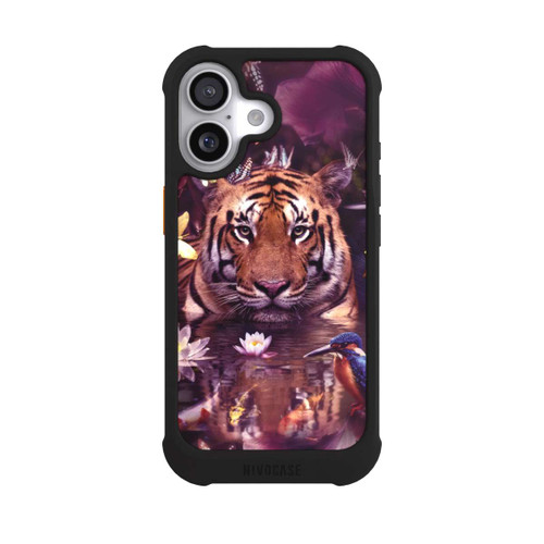 Apple iPhone 17 NIVOmax Tiger flower frame