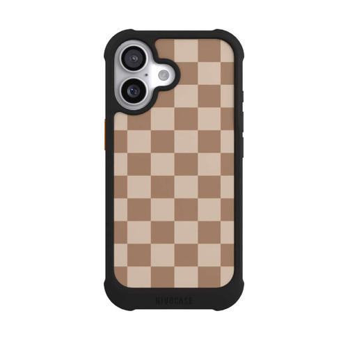 Apple iPhone 17 NIVOmax Brown check