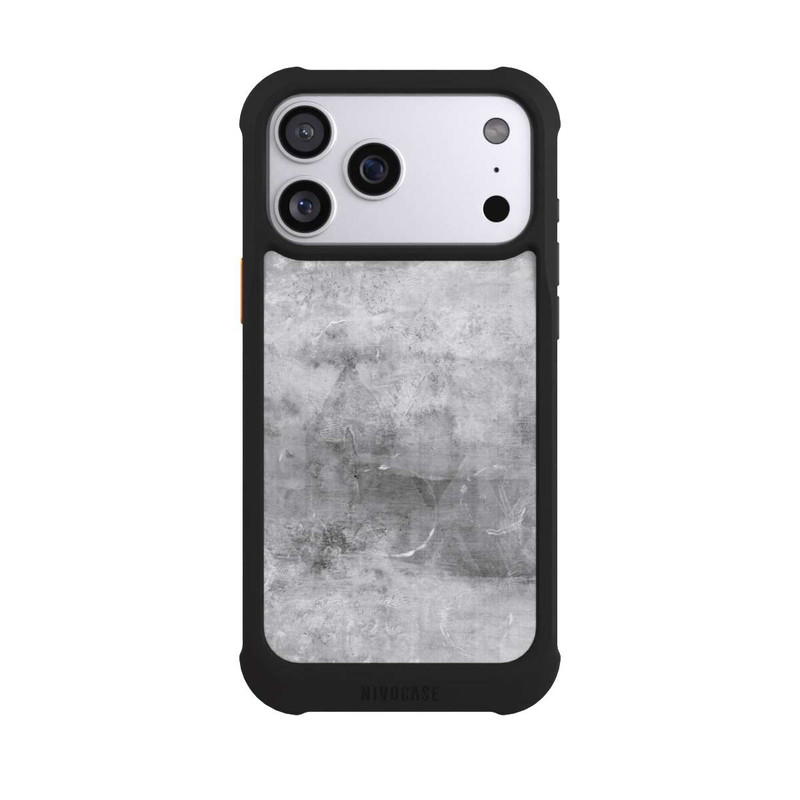 iPhone 17 Pro Max NIVOmax Grey Concrete Wall 2