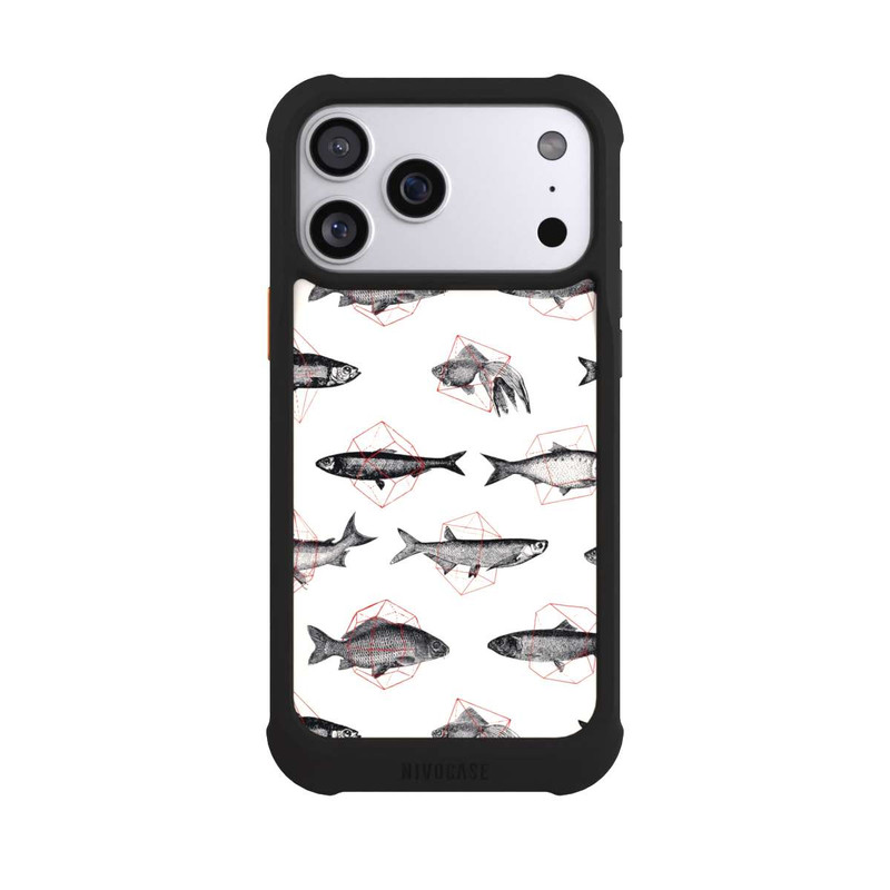 iPhone 17 Pro Max NIVOmax Fishes in Geometrics
