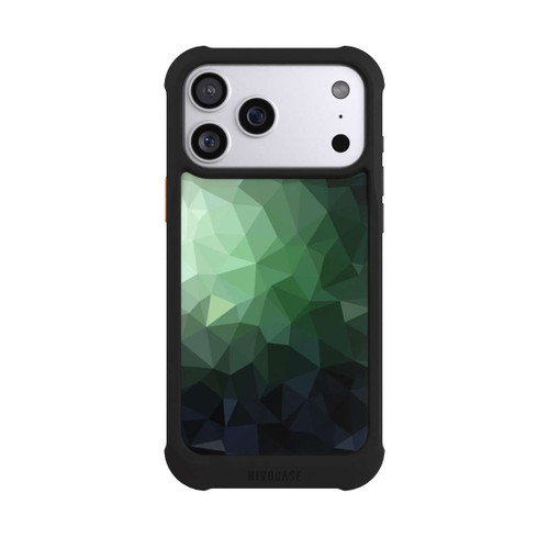 Apple iPhone 17 Pro Max NIVOmax Polygonal Mosaic Green