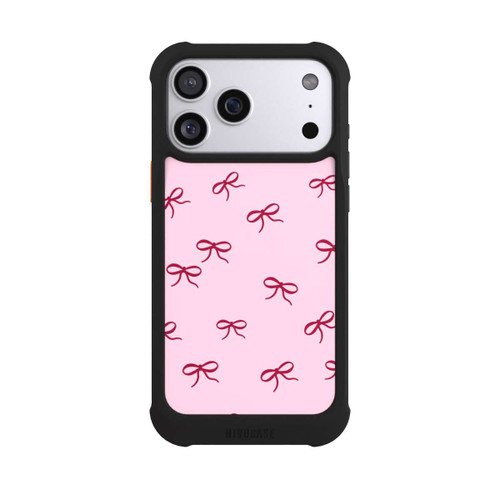 Apple iPhone 17 Pro Max NIVOmax Bows Red Pink Pattern