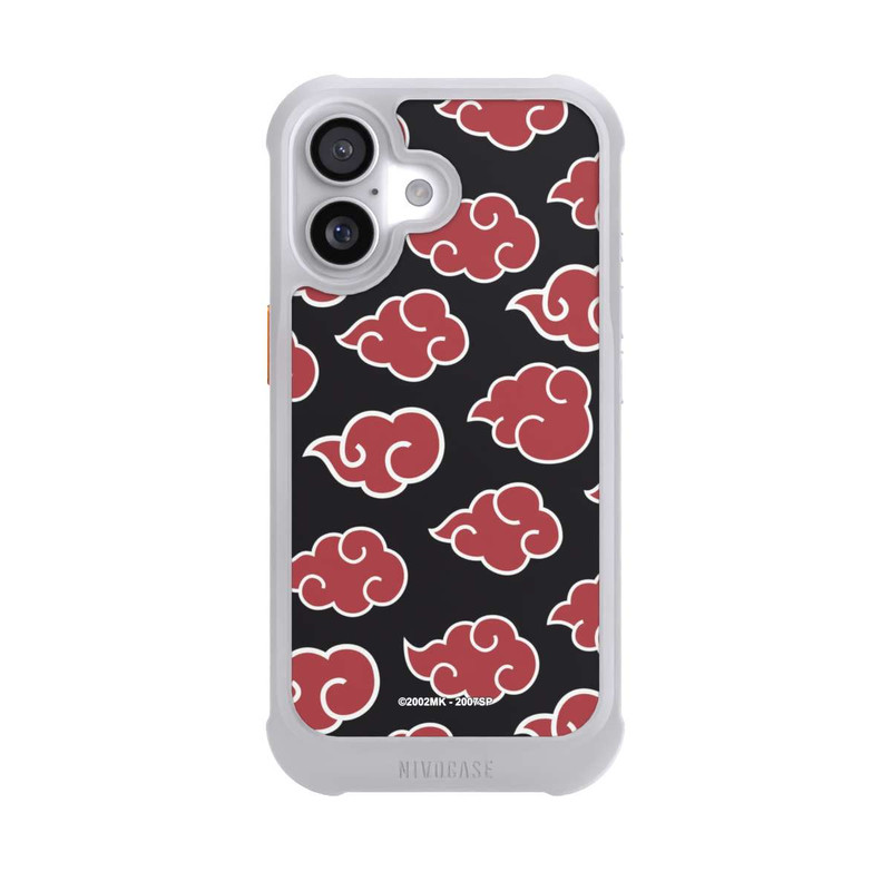 iPhone 17 NIVOmax Akatsuki Pattern Black Big