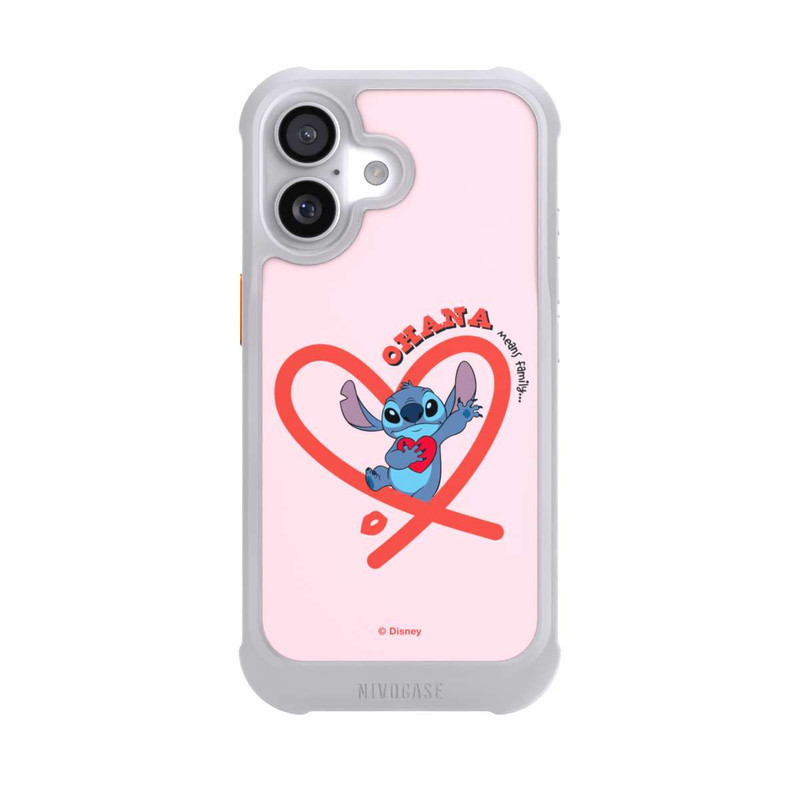 iPhone 17 NIVOmax Stitch Ohana Rosa Herz