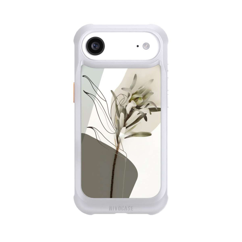 iPhone Air NIVOmax Boho Line Art Olivgrün