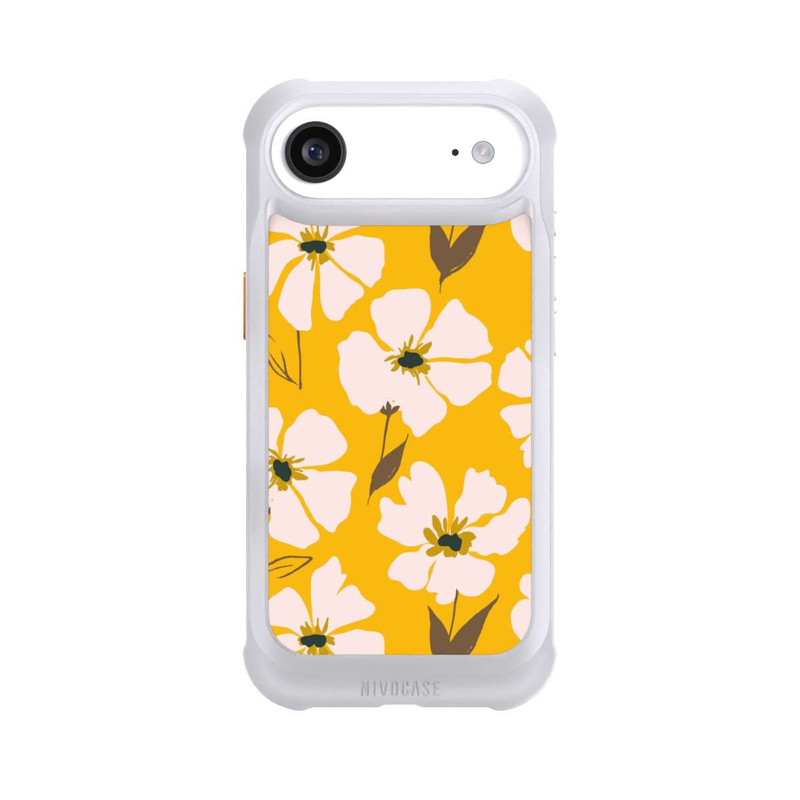 iPhone Air NIVOmax Blumenwiese auf Gelb Ocker