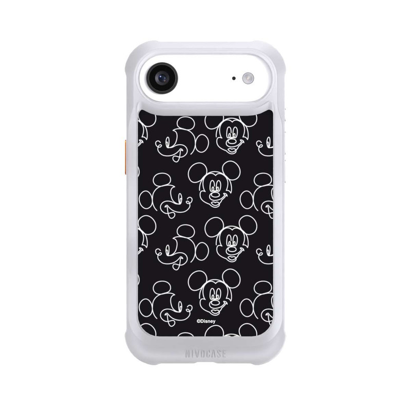 iPhone Air NIVOmax Disney Mickey Muster Schwarz