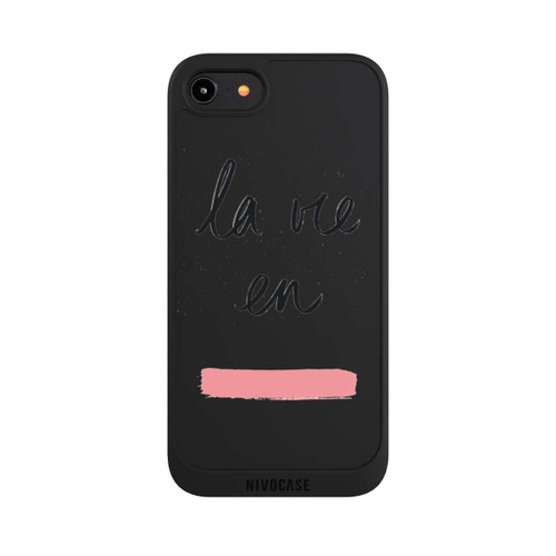 Apple iPhone 7 NIVOpure La vie en Pink Transparent