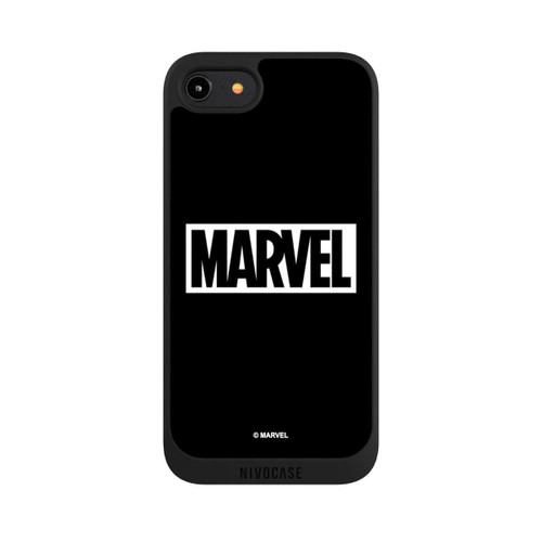 Apple iPhone 7 NIVOpure Marvel Logo Black