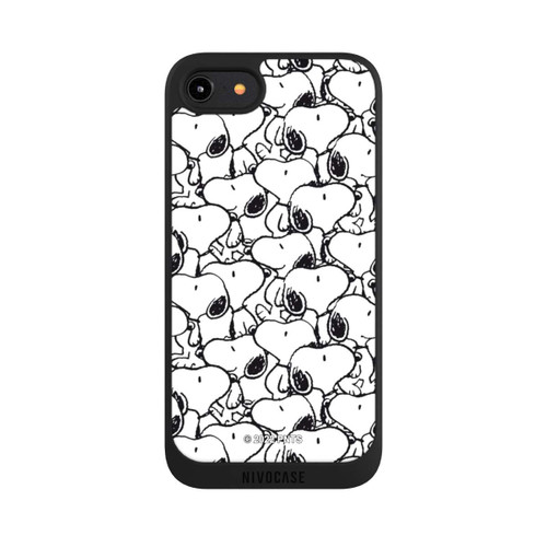 Apple iPhone 7 NIVOpure Snoopy Pattern Black And White