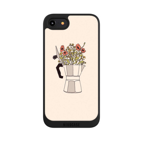 Apple iPhone 7 NIVOpure Moka Flowers