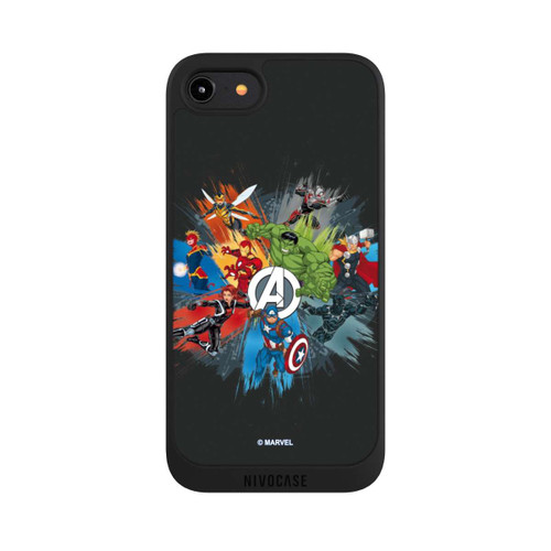 Apple iPhone 7 NIVOpure Marvel's Avengers Black