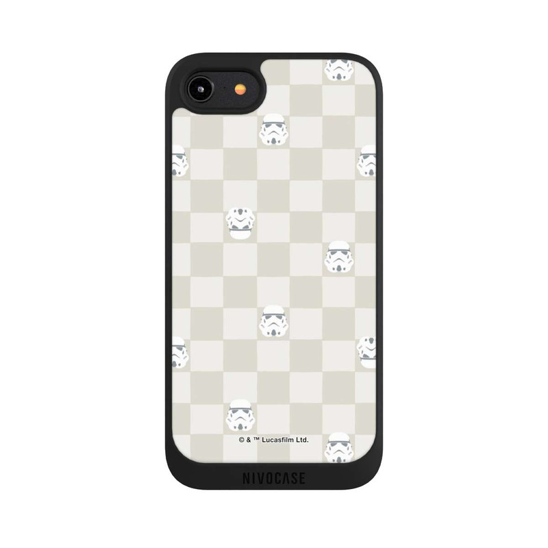 iPhone 7 NIVOpure Stormtrooper Checked Pattern Beige