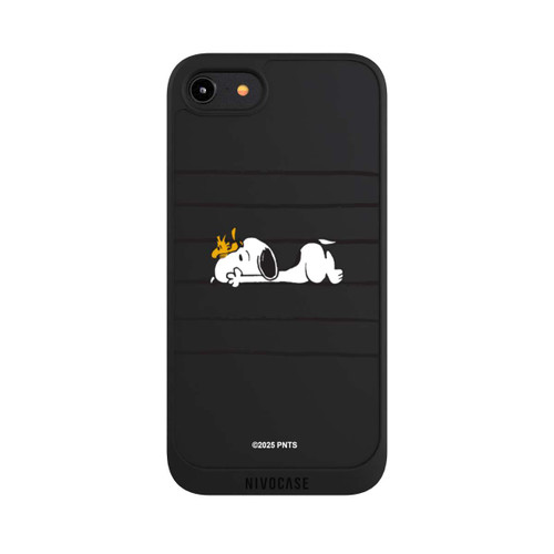 Apple iPhone 7 NIVOpure Snoopy Woodstock Streifen Peanuts Transparent