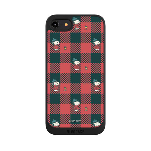 Apple iPhone 7 NIVOpure Peanuts Red Tartan Pattern