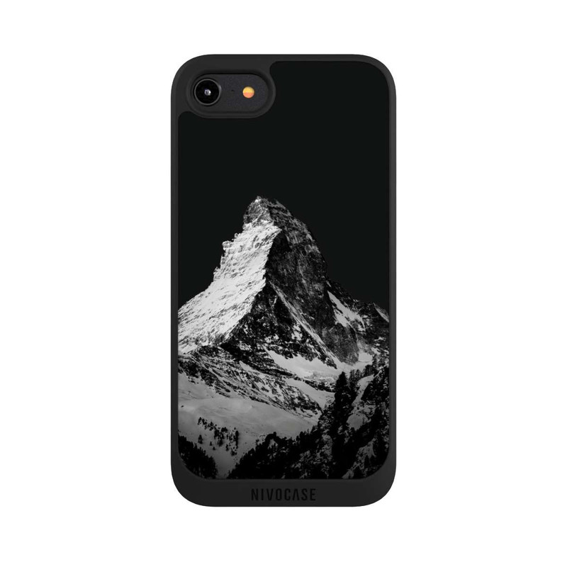 iPhone 8 NIVOpure Snow Capped Mountains grey