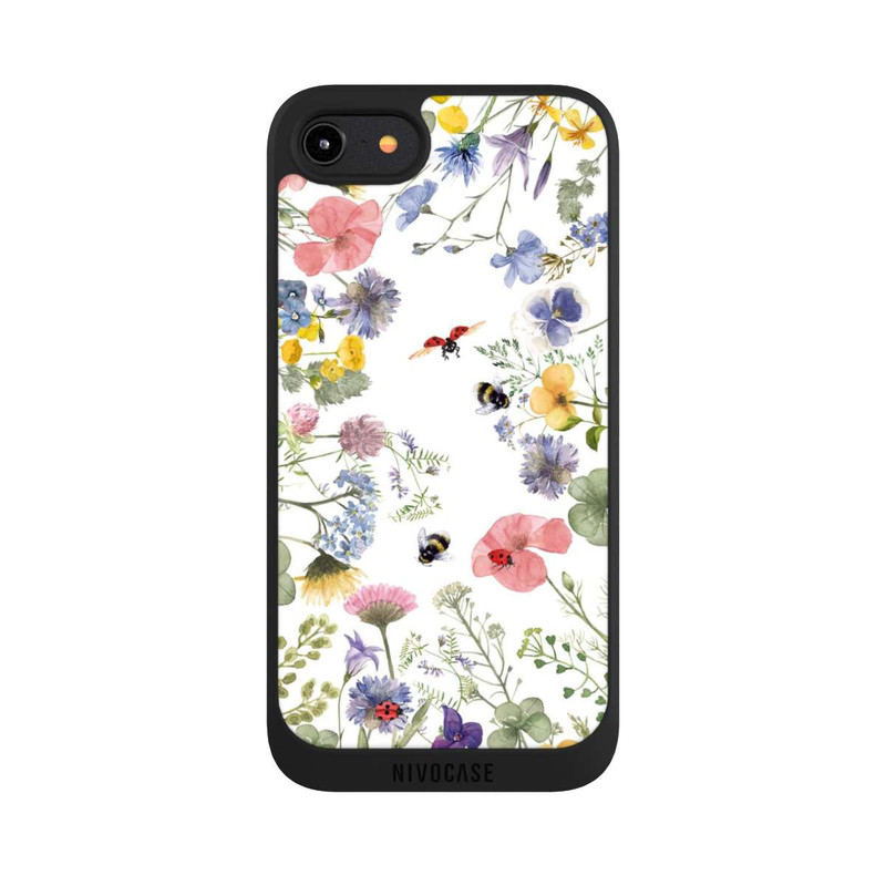 iPhone 8 NIVOpure Colourful Spring Flowers and Bees