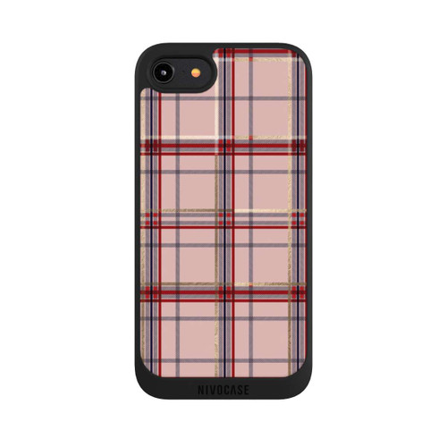 Apple iPhone 8 NIVOpure TARTAN PINK
