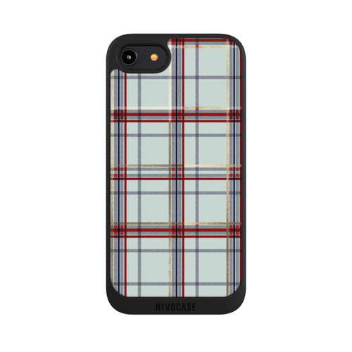 Apple iPhone 8 NIVOpure Tartan Blue
