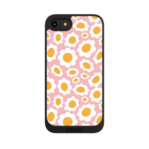 Apple iPhone 8 NIVOpure Vintage Daisies Pink